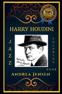 Book cover for Harry Houdini Jazz Coloring Book