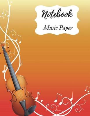 Book cover for Music Paper Notebook