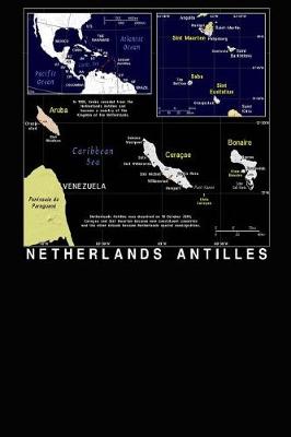 Book cover for Modern Day Map of Dutch Netherlands Antilles Journal