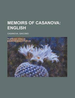 Book cover for Memoirs of Casanova - Volume 23; English