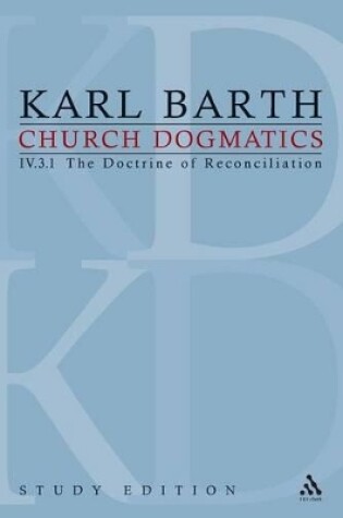 Cover of Church Dogmatics Study Edition 27