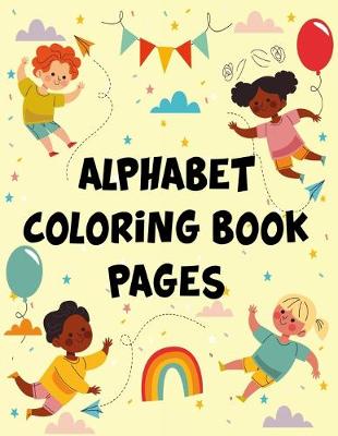 Book cover for Alphabet Coloring Book Pages