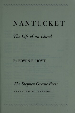 Cover of Nantucket