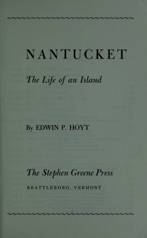 Book cover for Nantucket