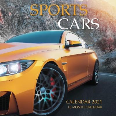 Book cover for Sports Cars Calendar 2021