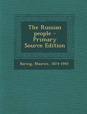 Book cover for The Russian People