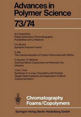 Book cover for Chromatography/Foams/Copolymers