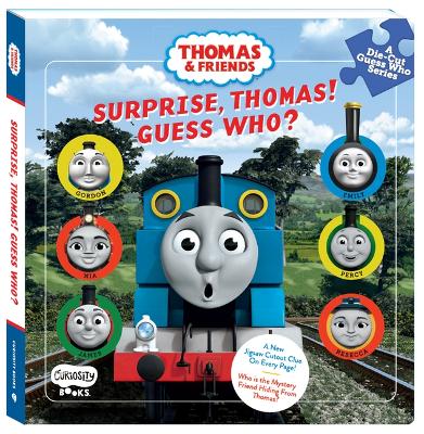 Book cover for Surprise, Thomas! Guess Who?