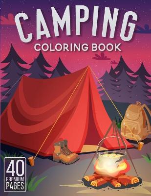 Book cover for Camping Coloring Book