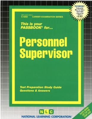 Book cover for Personnel Supervisor