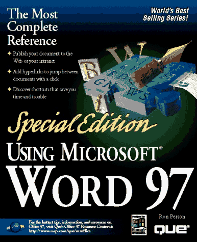 Book cover for Using Word 97 Special Edition