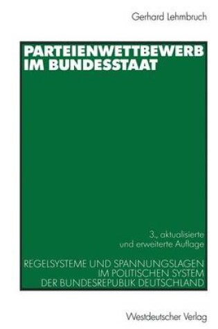 Cover of Parteienwettbewerb Im Bundesstaat