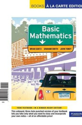 Cover of Basic Mathematics, Books a la Carte Edition