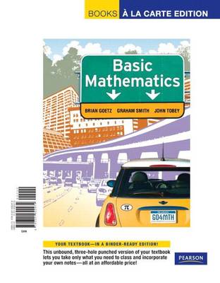 Book cover for Basic Mathematics, Books a la Carte Edition