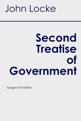 Book cover for Second Treatise of Government (Budget Student Classics)