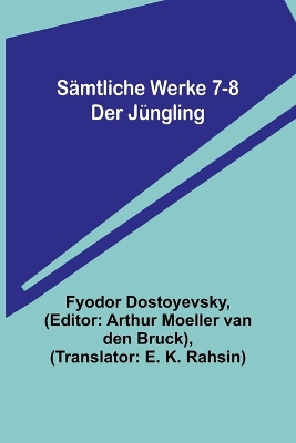 Book cover for Sämtliche Werke 7-8