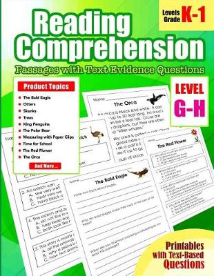 Book cover for Reading Comprehension Passages and Questions for Guided