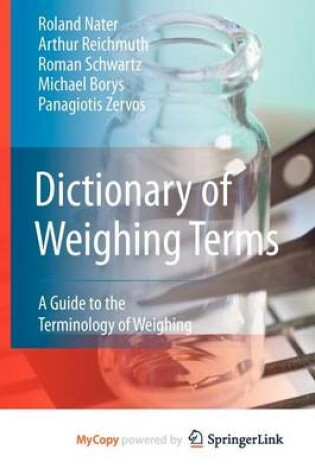 Cover of Dictionary of Weighing Terms