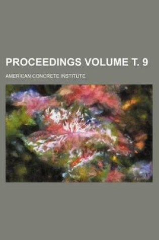 Cover of Proceedings Volume . 9