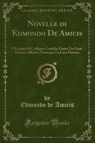 Cover of Novelle Di Edmondo de Amicis