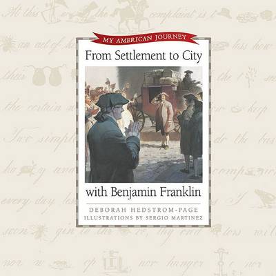 Book cover for From Settlement to City with Benjamin Franklin