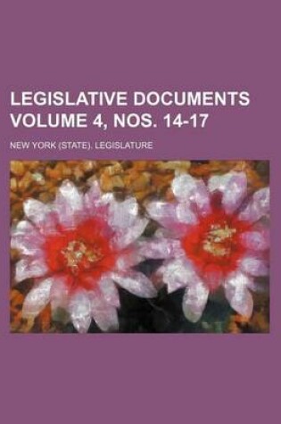 Cover of Legislative Documents Volume 4, Nos. 14-17