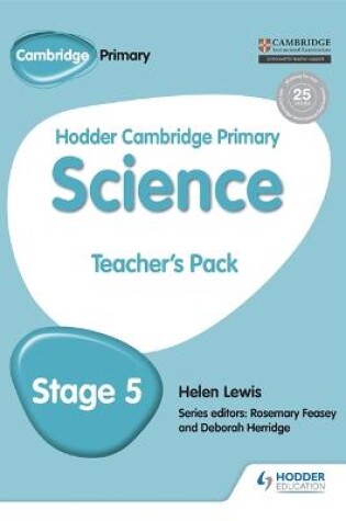Cover of Hodder Cambridge Primary Science Teacher's Pack 5