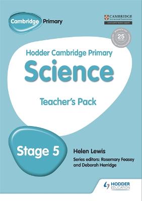 Book cover for Hodder Cambridge Primary Science Teacher's Pack 5