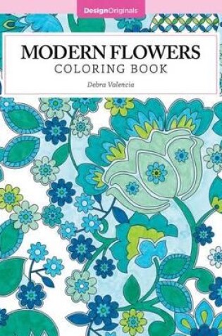 Cover of Modern Flowers Coloring Book