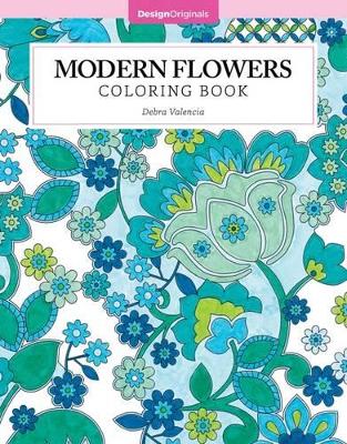 Cover of Modern Flowers Coloring Book