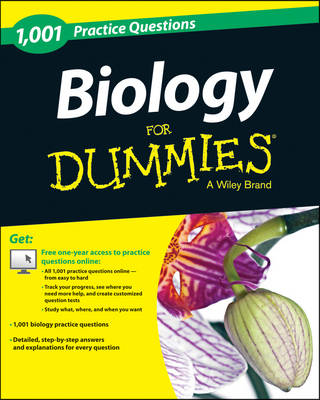 Book cover for Biology: 1,001 Practice Questions For Dummies (+ Free Online Practice)