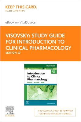 Book cover for Study Guide for Introduction to Clinical Pharmacology Elsevier eBook on Vitalsource (Retail Access Card)