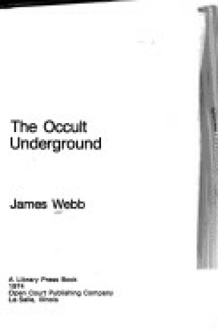 Cover of Occult Underground