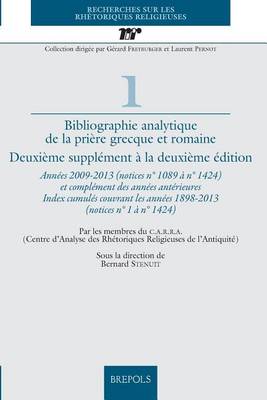 Cover of Bibliographie Analytique de La Priere Grecque Et Romaine