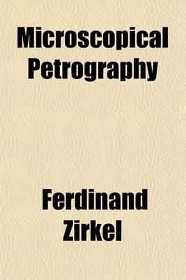 Book cover for Microscopical Petrography