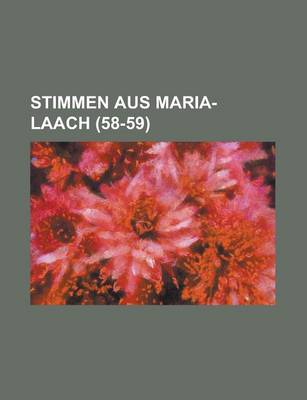 Book cover for Stimmen Aus Maria-Laach (58-59)