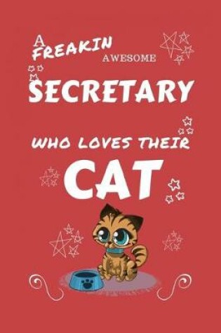 Cover of A Freakin Awesome Secretary Who Loves Their Cat