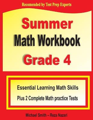 Book cover for Summer Math Workbook Grade 4