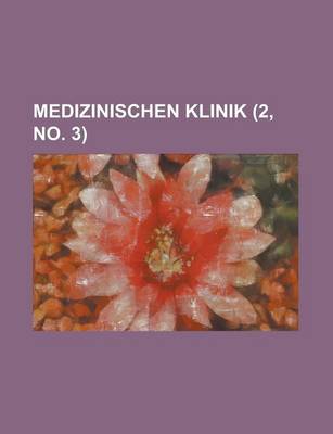 Book cover for Medizinischen Klinik (2, No. 3 )