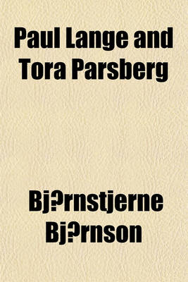 Book cover for Paul Lange and Tora Parsberg