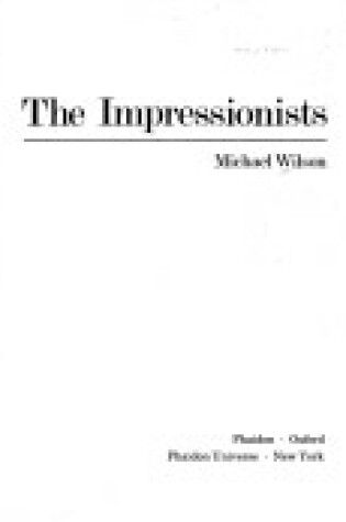 Cover of The Impressionists