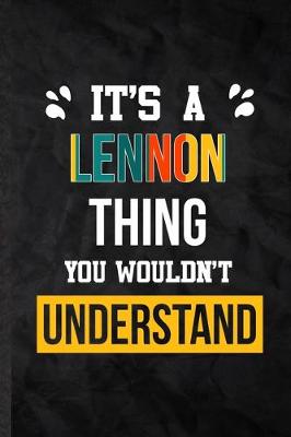Book cover for It's a Lennon Thing You Wouldn't Understand