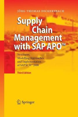 Book cover for Supply Chain Management with SAP APO (TM)