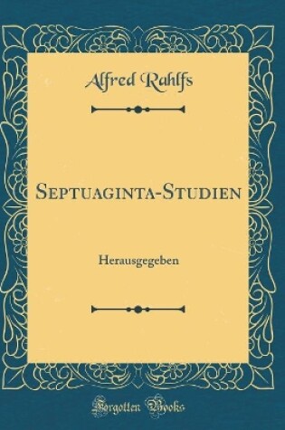 Cover of Septuaginta-Studien