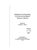 Cover of Settlement Archaeology of Cerros de Las Mesas, Veracruz, Mexico