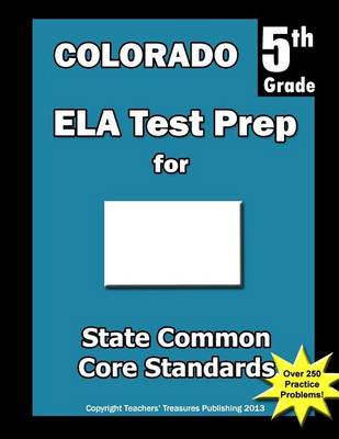 Book cover for Colorado 5th Grade ELA Test Prep