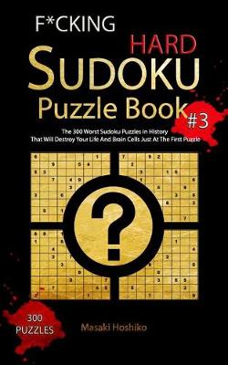 Book cover for F*cking Hard Sudoku Puzzle Book #3