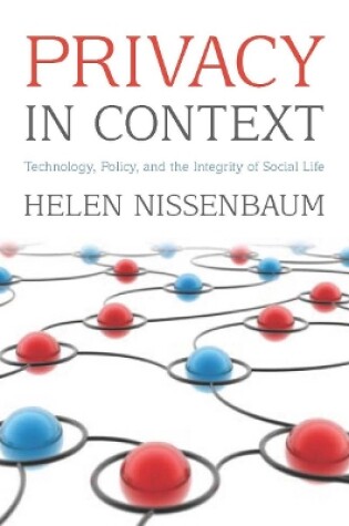 Cover of Privacy in Context