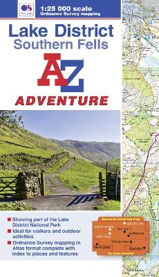 Cover of Lake District (Southern Fells) Adventure Atlas