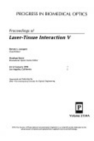 Cover of Laser Tissue Interaction V